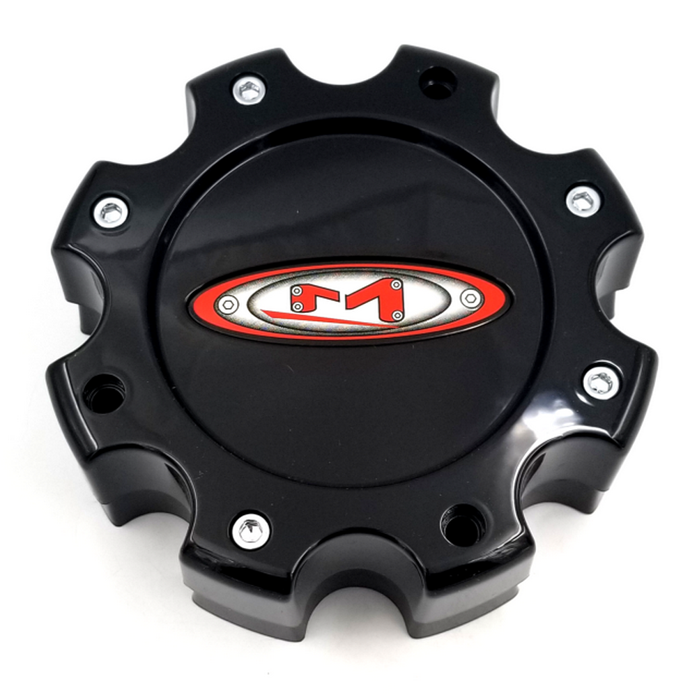Mo955/956 Cap Blk 8x6.5/170 - Red Oval L