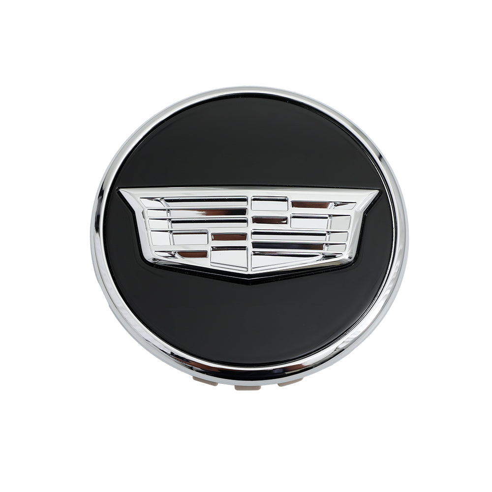 OEM Cadillac Cap- Black With Chrome Logo (67mm) - 85148366