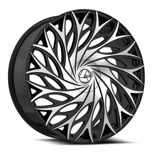 Azara AZA-525 18x8 5x114.3 35 74.1 Gloss Black Machined