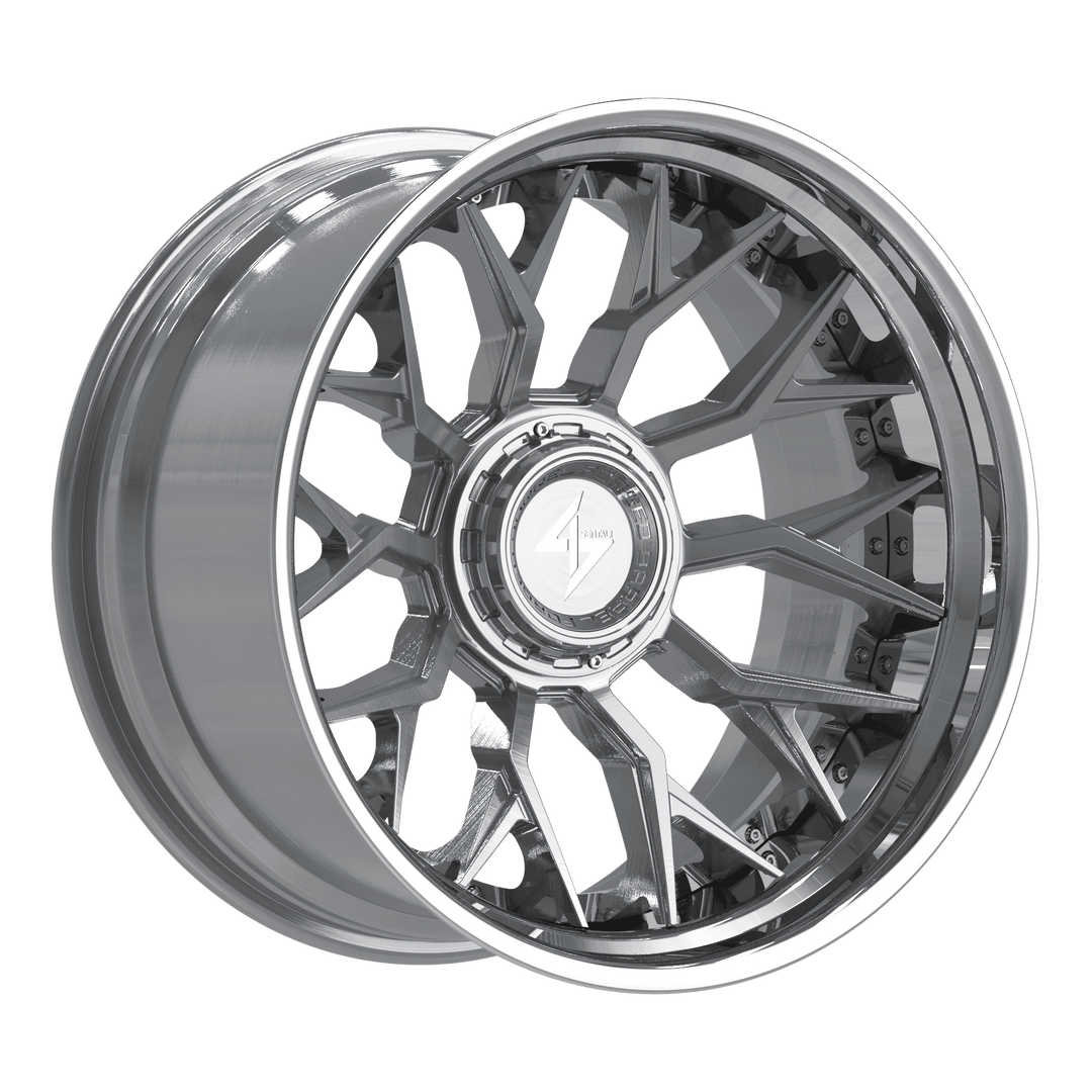 Sentali BFX2 22x10 8x165.1 / 8x170 -24 125.2 Polished Lip / Brushed Centre