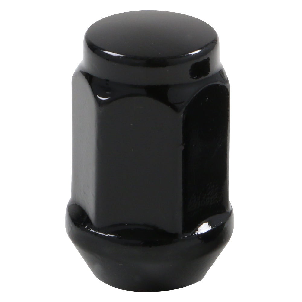 Acorn Black Nut 1PC 60° Bulge Seat - 12x1.50mm - 19mm Hex - Premium