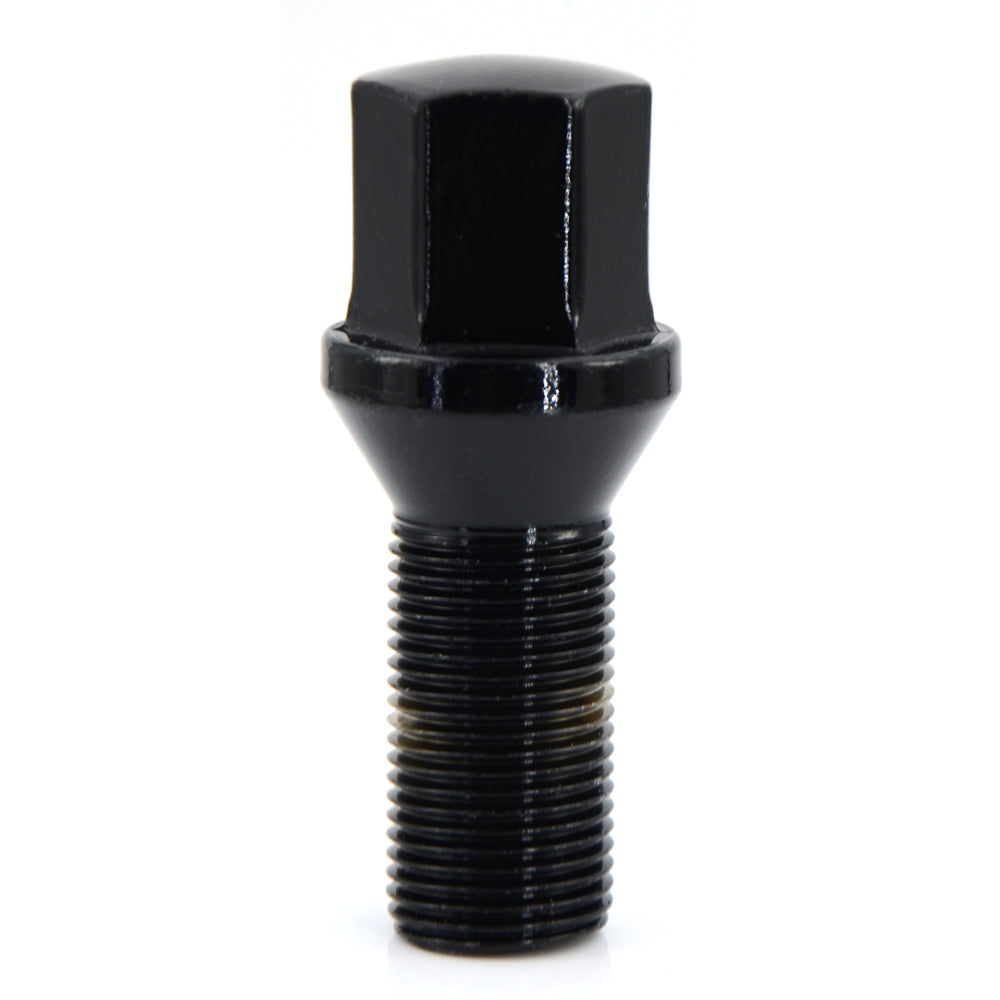 Acorn Black Bolt 60° Seat - 15x1.25mm - 28mm Shank - 17mm Hex - Premium