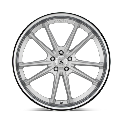 Asanti Wheels Black Label Abl-23 Sigma 22x9 5x114.3 32 72.56 Lèvre Chrome Argent Brossé