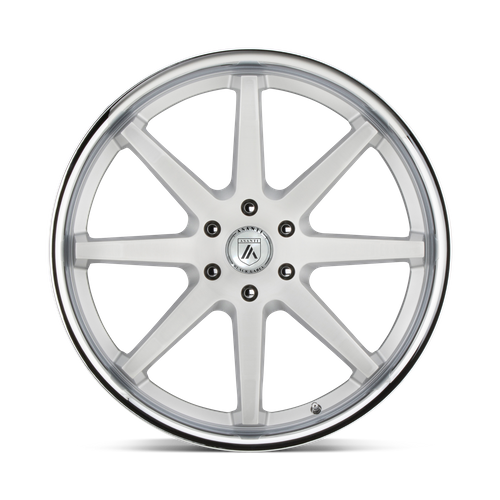 Asanti Wheels Black Label Abl-32 Kaiser 20x9 6x135 30 87.1 Brushed Silver Chrome Lip