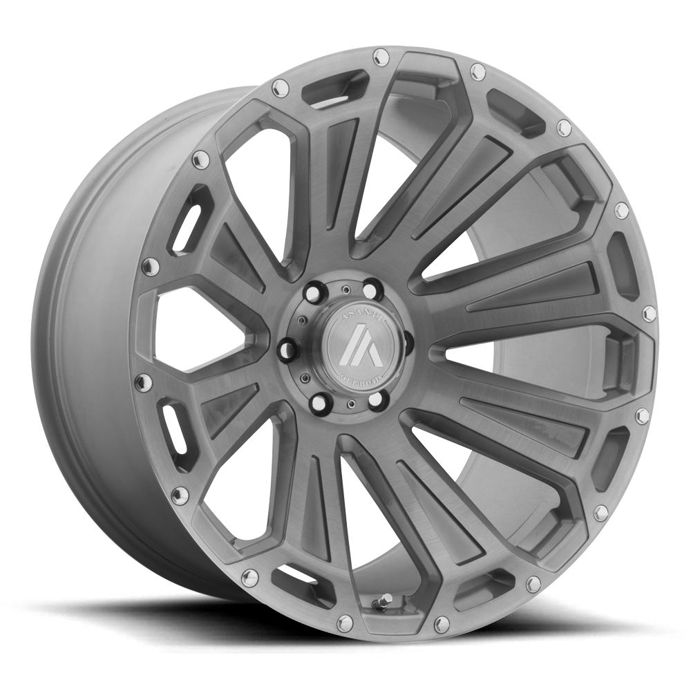 Asanti Off Road Ab813 Cleaver 20x10 8x180 -12 124.2 Titanium-brushed