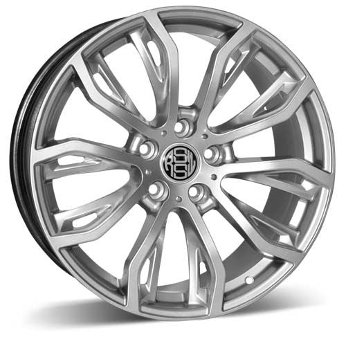 RSSW Euro 20x10.5 5x120 37 74.1 Hyper Silver