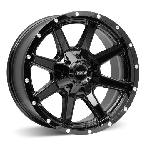 RSSW Titan 18x9 6x139.7 -5 78.1 Gloss Black