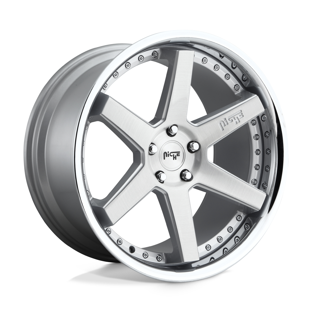 Niche 1pc M193 Altair 20x10.5 5x120 35 72.56 Gloss Silver
