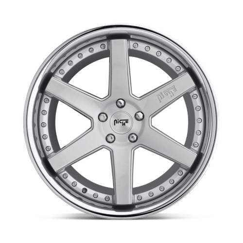 Niche 1pc M193 Altair 20x10.5 5x120 35 72.56 Gloss Silver