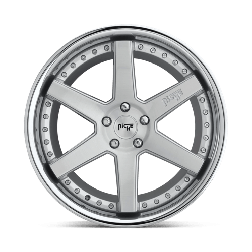Niche 1pc M193 Altair 20x10.5 5x120 35 72.56 Gloss Silver