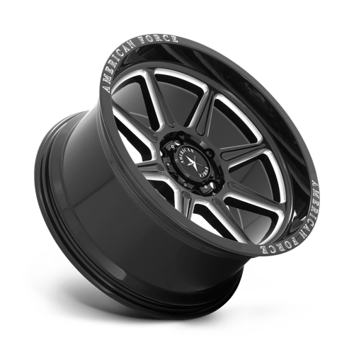 American Force Cast Ac002 Trail 20x10 6x135 -18 87.1 Gloss Black Milled