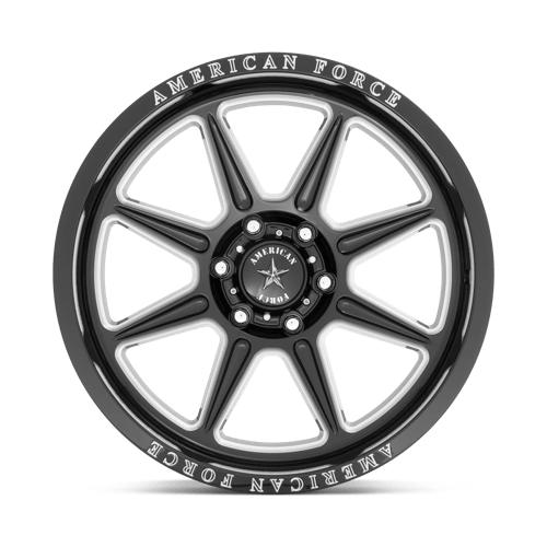 American Force Cast Ac002 Trail 20x10 6x135 -18 87.1 Gloss Black Milled