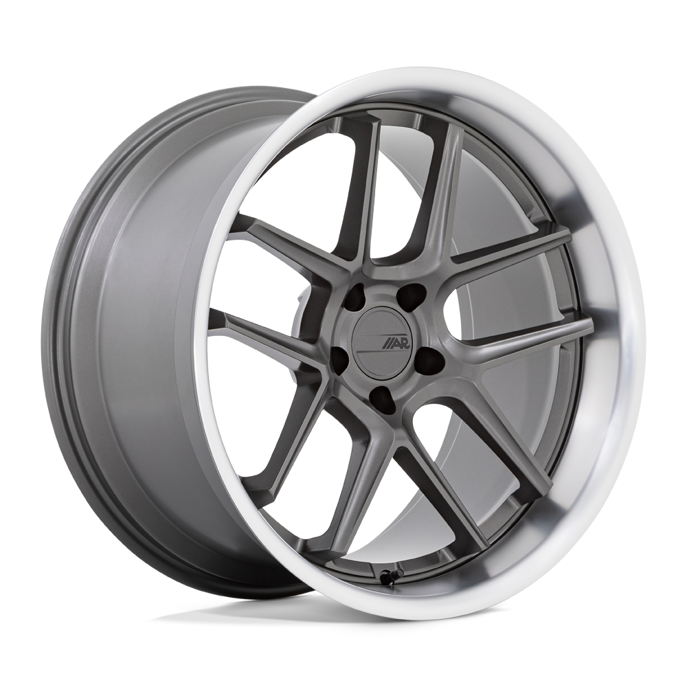 American Racing Ar942 Bishop 20x11 5x115 22 71.5 Matte Gunmetal Machined Lip