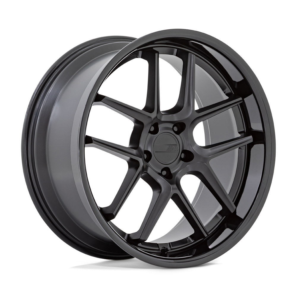 American Racing Ar942 20x9.5 5x115 15 71.5 Matte Black With Gloss Black Lip