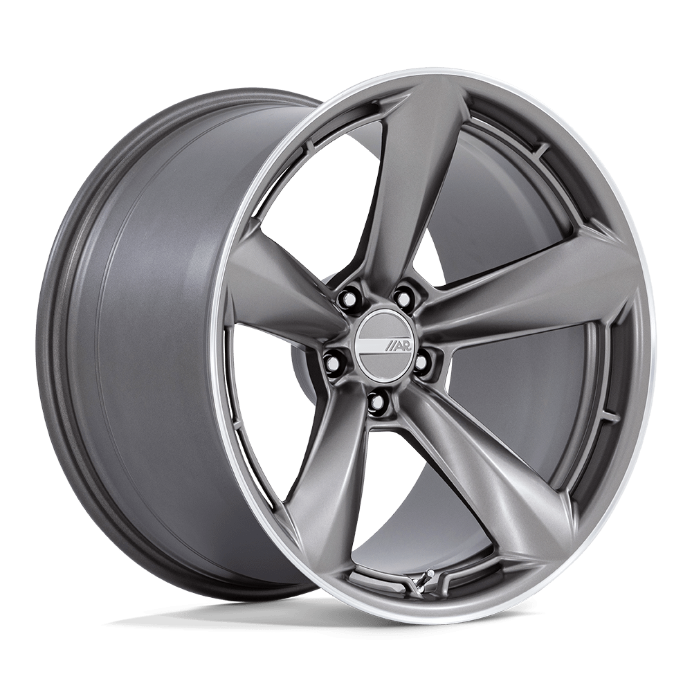 American Racing Ttf 20x11 5x114.3 50 72.56 Matte Anthracite With Machined Lip