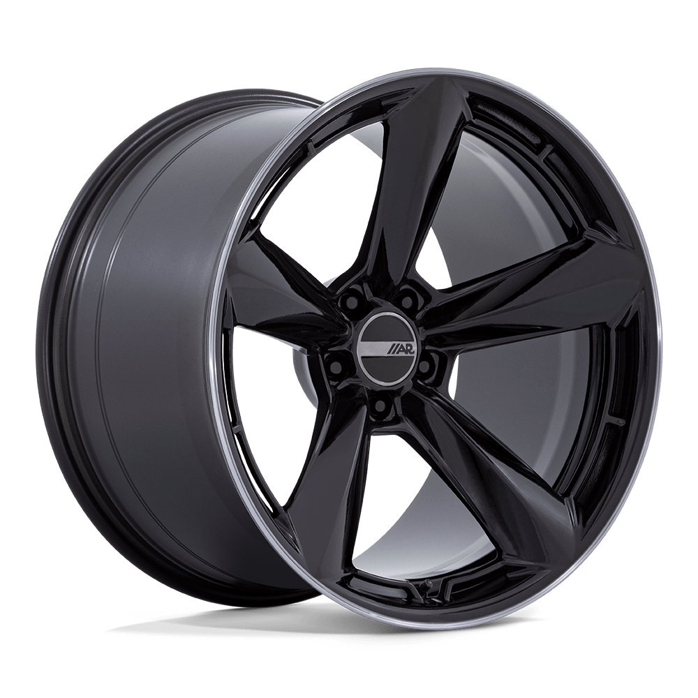 American Racing Ttf 20x9.5 5x114.3 32 72.56 Gloss Black With Double Dark Tint Lip