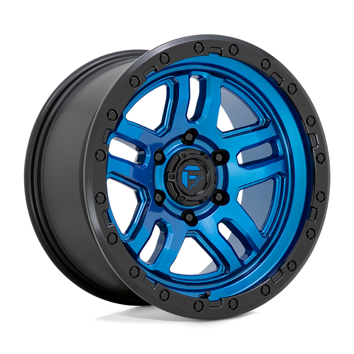 CARBURANT TOUT-TERRAIN D790 MUNITIONS 17X9 6X135 -12 87.1 BLEU AVEC LÈVRE NOIRE