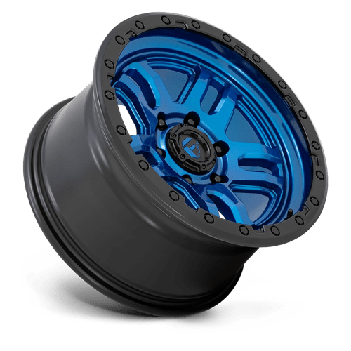 CARBURANT TOUT-TERRAIN D790 MUNITIONS 20X10 5X127 -18 71.5 BLEU AVEC LÈVRE NOIRE