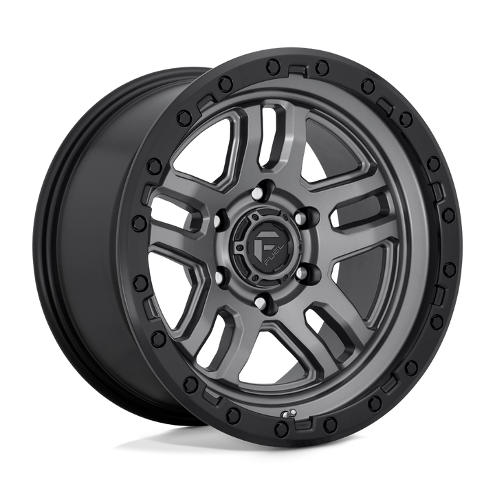 FUEL OFF-ROAD D701 MUNITIONS 20X9 6X135 1 87.1 ANNEAU DE PERLES NOIR GUN METAL MAT