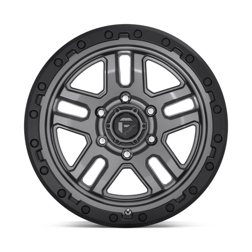FUEL OFF-ROAD D701 MUNITIONS 20X9 6X135 1 87.1 ANNEAU DE PERLES NOIR GUN METAL MAT