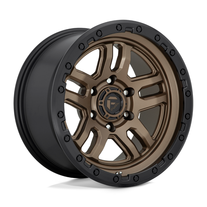 FUEL OFF-ROAD D702 MUNITIONS 20X10 5X127 -18 71.5 ANNEAU PERLE NOIR BRONZE MAT