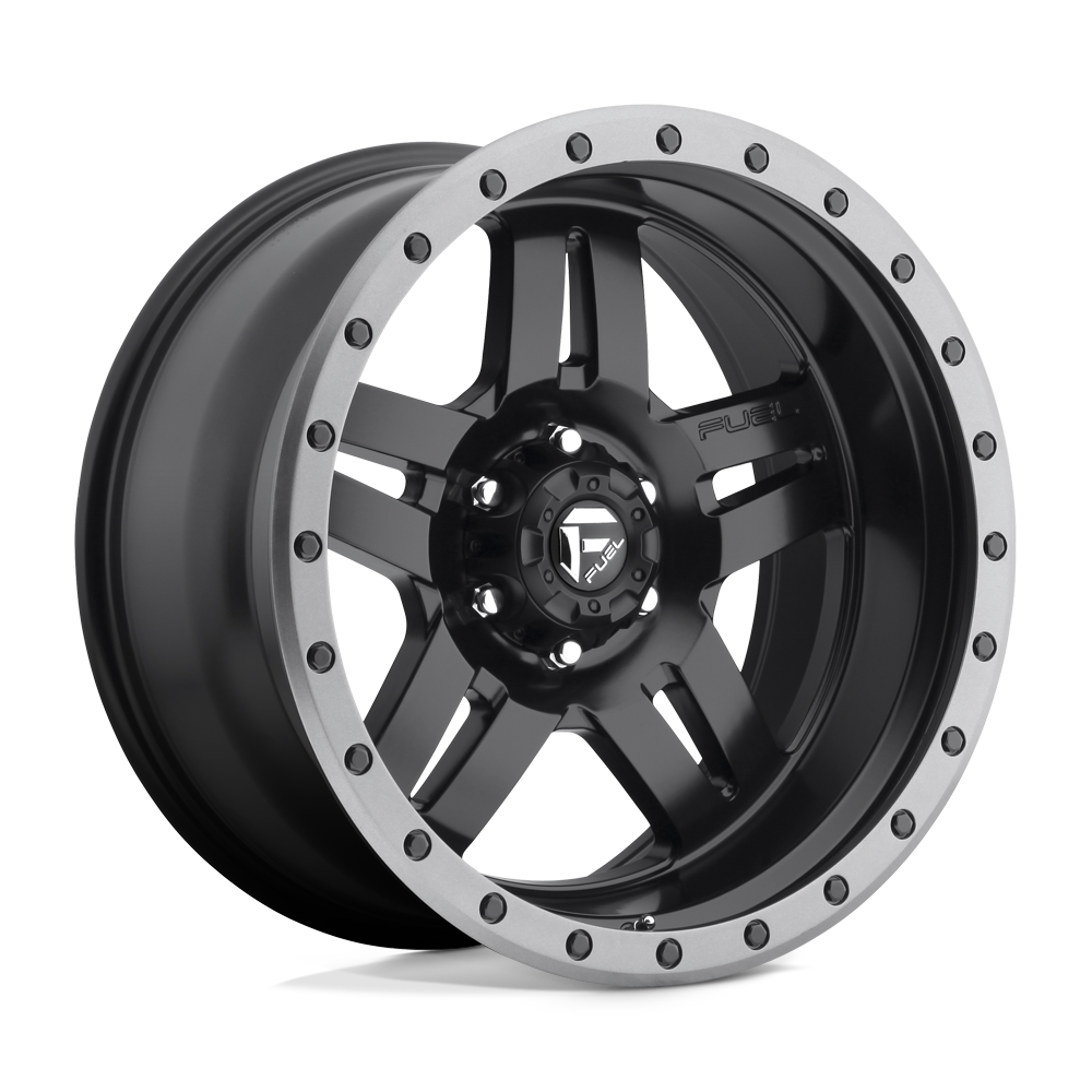 Fuel Off-Road D557 Anza 20x10 6x139.7 -18 108 Matte Black Gun Metal Ring