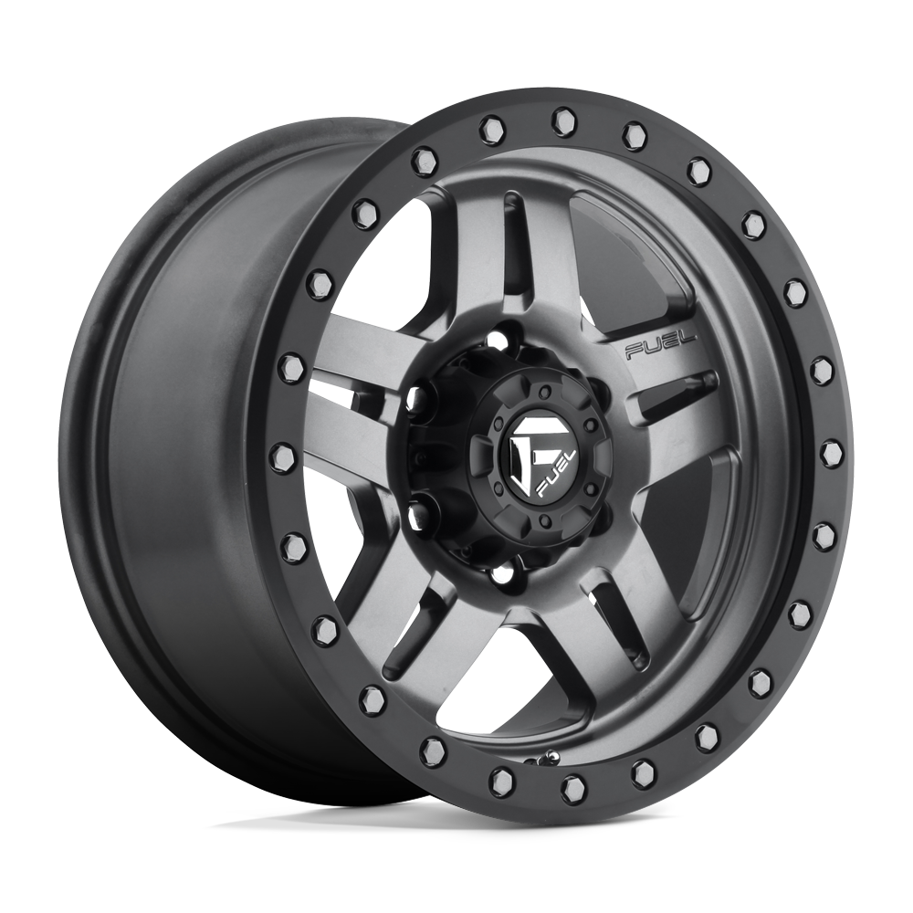 FUEL OFF-ROAD D558 ANZA 16X8 6X139.7 1 108 ANNEAU PERLE NOIR GUN METAL MAT