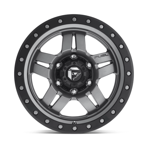 FUEL OFF-ROAD D558 ANZA 16X8 6X139.7 1 108 ANNEAU PERLE NOIR GUN METAL MAT