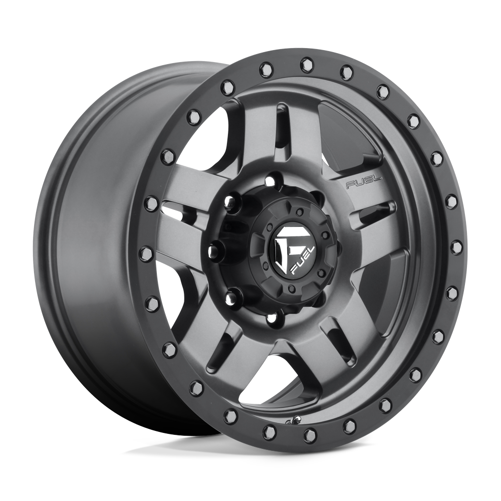 FUEL OFF-ROAD D558 ANZA 17X8.5 5X139.7 -6 108 ANNEAU PERLE NOIR GUN METAL MAT