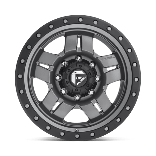 FUEL OFF-ROAD D558 ANZA 20X10 5X127 -18 78.1 ANNEAU PERLE NOIR GUN METAL MAT