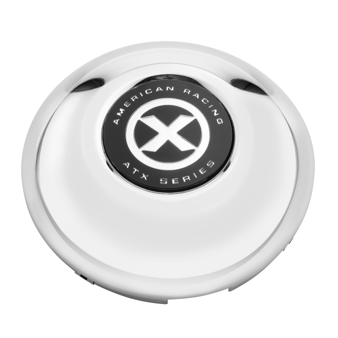 Atx Front Snap In 4 Tab Cap Chrome