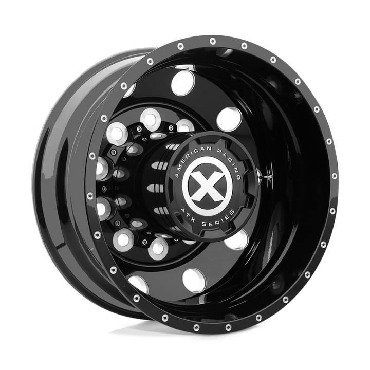 Atx Ao400 Baja 24.5x8.25 10x285.75 -168 220.1 Gloss Black Milled - Rear