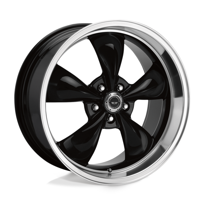 American Racing Ar105 Torq Thrust M 16x7 5x110 35 65.07 Lèvre usinée noir brillant