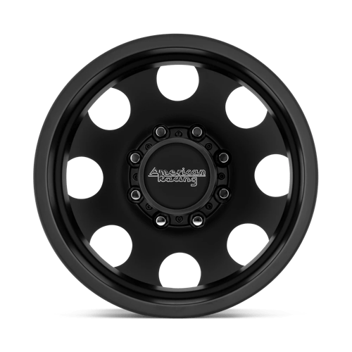 American Racing Ar204 Baja Dually 17x6.5 8x210 -140 154.3 Satin Black - Rear