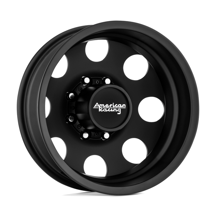 American Racing Ar204 Baja Dually 17x6.5 8x210 -140 154.3 Satin Black - Rear