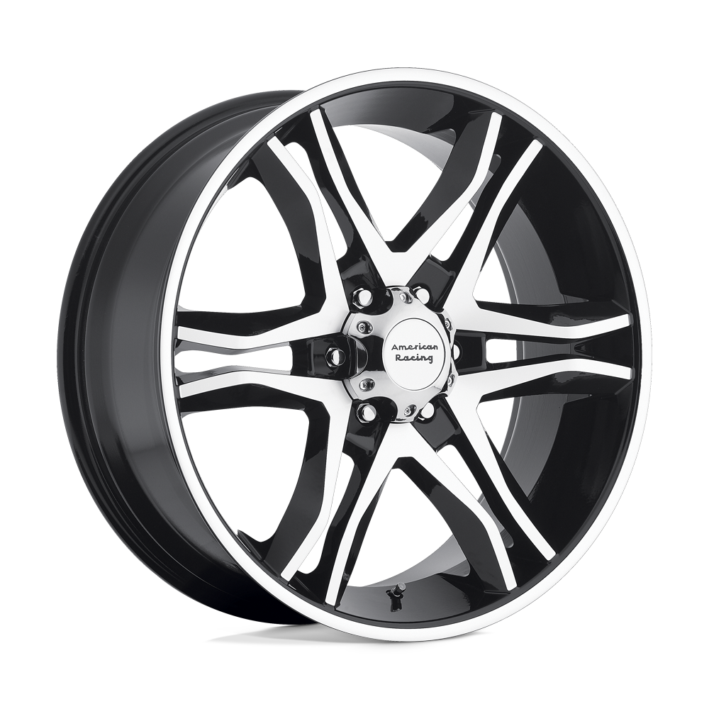 American Racing Ar893 Mainline 18x8.5 5x114.3 30 72.56 Noir Brillant Usiné