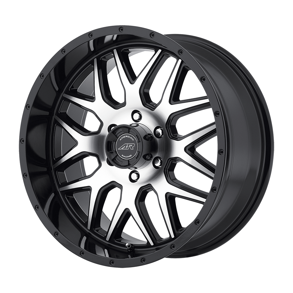 American Racing Ar910 18x9 5x114.3 0 83.06 Gloss Black Machined