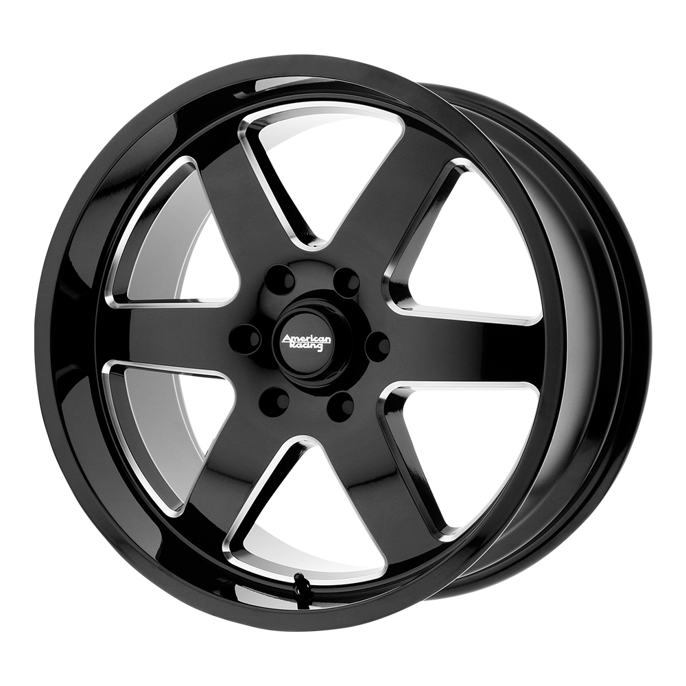 American Racing Ar926 Patrol 20x9 5x127 12 83.06 Noir Brillant Fraisé