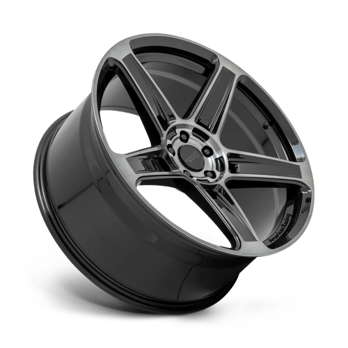 American Racing Ar936 Hellion 20x10.5 5x115 22 72.56 Noir Brillant Avec Teinte Grise