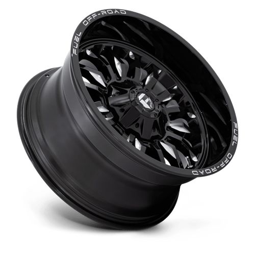 Carburant Off-Road D795 Arc 20x10 6x135 / 6x139.7 -18 106.1 Noir Brillant Fraisé