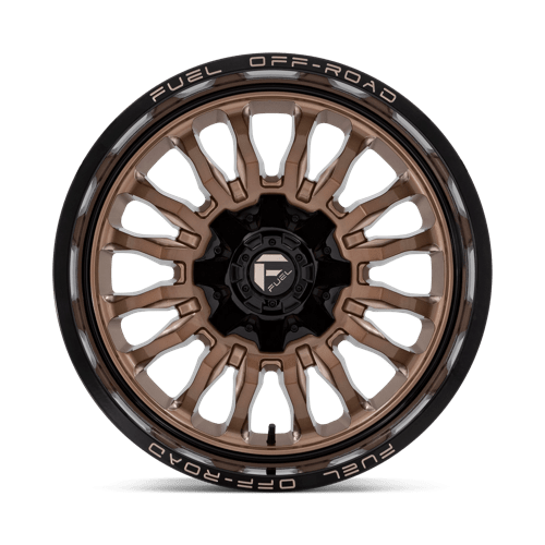 Carburant Off-Road D797 Arc 20x10 6x135 / 6x139.7 -18 106.1 Bronze Platine Avec Lèvre Noire