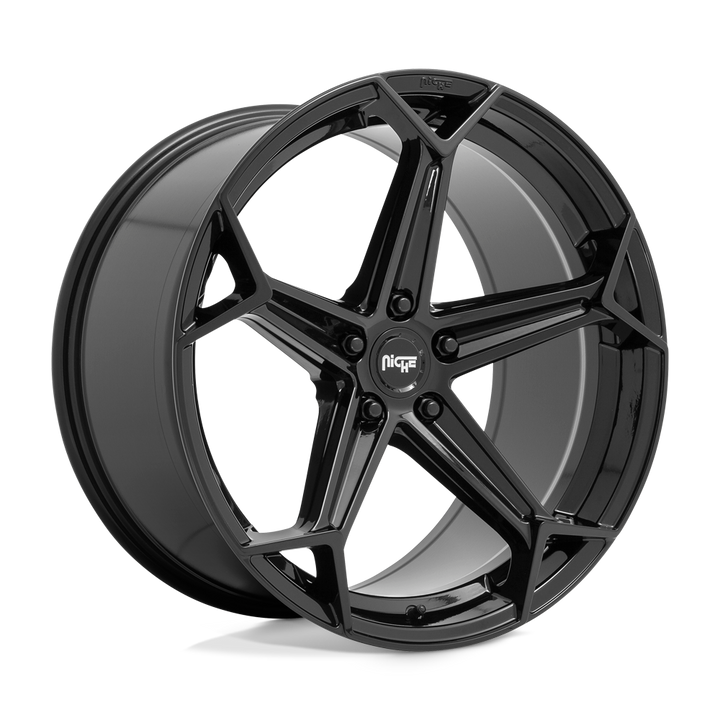 Niche 1pc N258 Arrow 20x10.5 5x114.3 30 72.56 Gloss Black