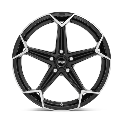 Niche 1pc N259 Arrow 20x10.5 5x115 20 71.5 Gloss Black Brushed