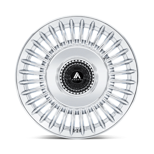 Asanti Noir Abl-40 Tiara 22x9 5x112 / 5x120 27 74.1 Chromé