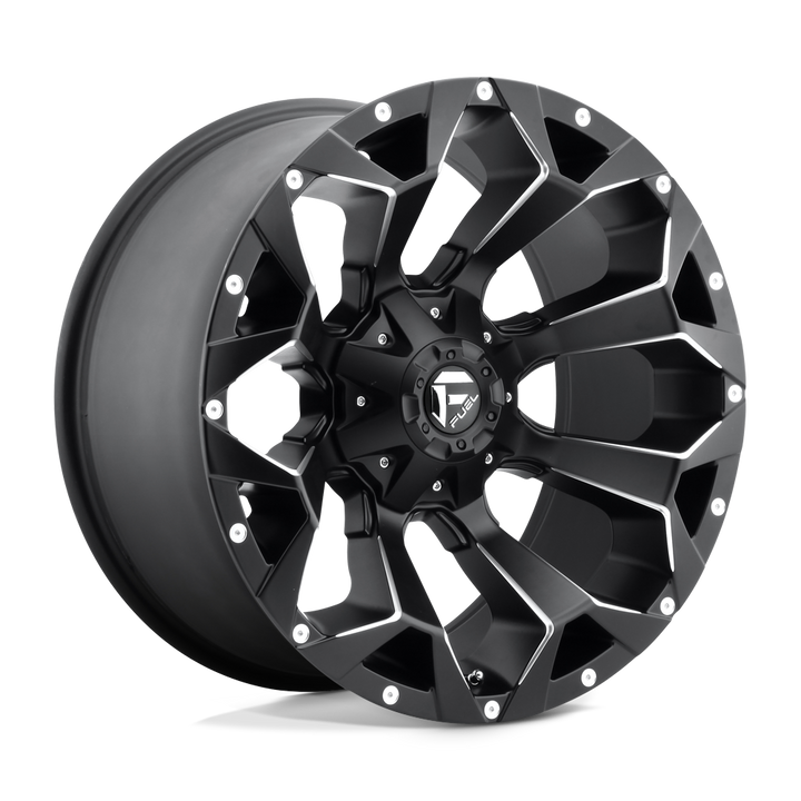CARBURANT TOUT-TERRAIN D546 ASSAULT 17X9 5X114.3 / 5X127 1 78.1 NOIR MAT FRAISÉ