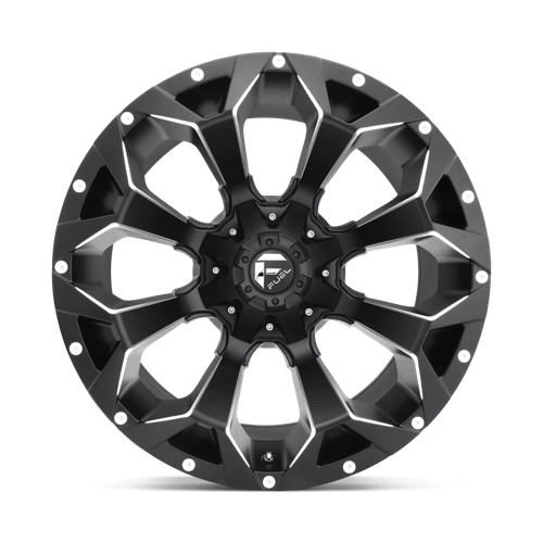 CARBURANT TOUT-TERRAIN D546 ASSAULT 20X9 8X165.1 1 125.1 NOIR MAT FRAISÉ