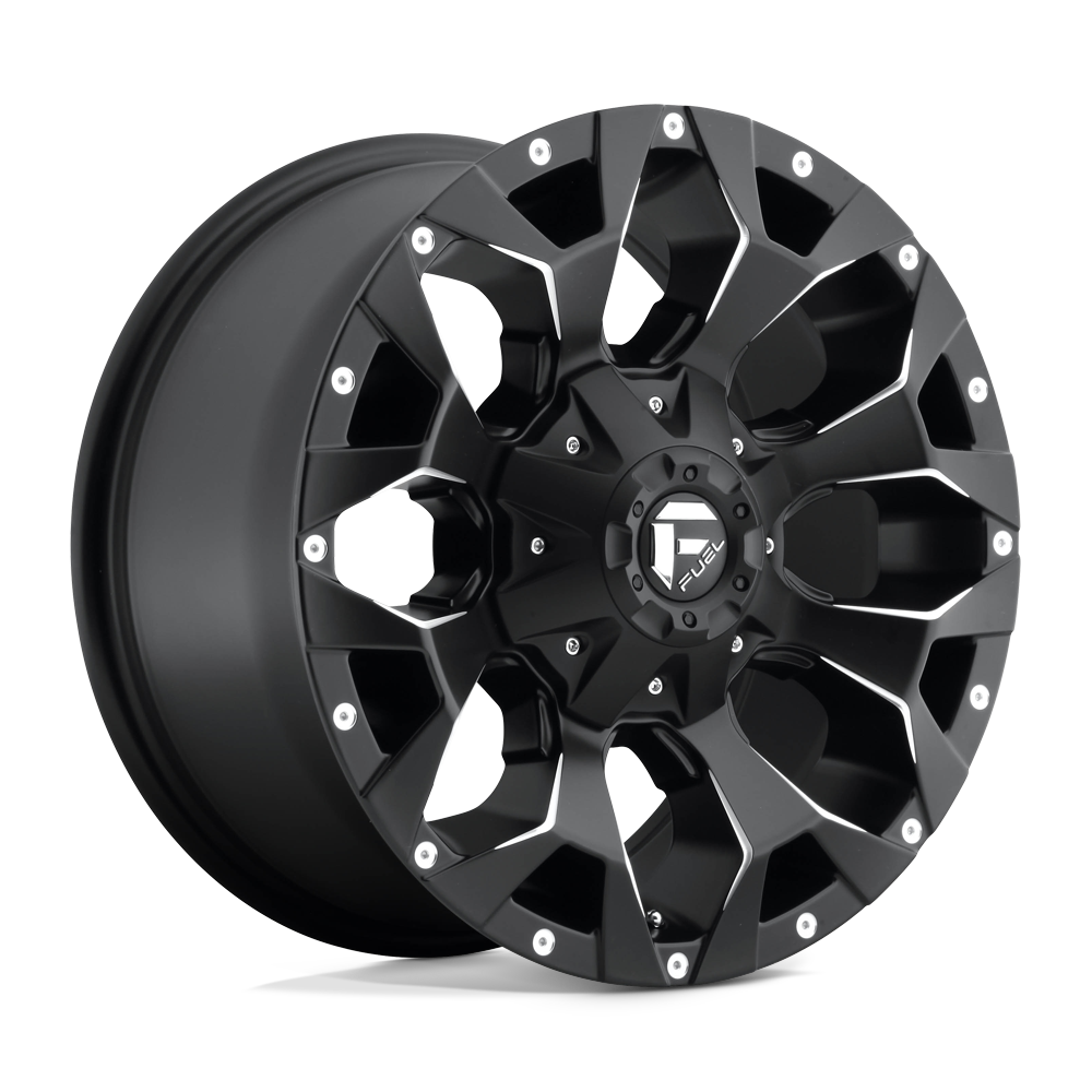 CARBURANT TOUT-TERRAIN D546 ASSAULT 17X8.5 6X135 / 6X139.7 25 106.1 NOIR MAT FRAISÉ