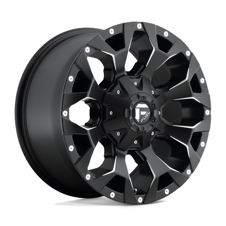 CARBURANT TOUT-TERRAIN D546 ASSAULT 17X8.5 6X135 / 6X139.7 25 106.1 NOIR MAT FRAISÉ