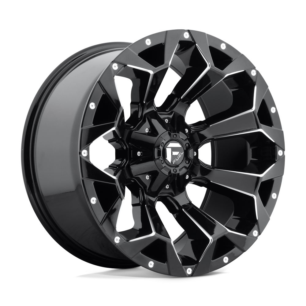CARBURANT TOUT-TERRAIN D576 ASSAULT 17X9 5X114.3 / 5X127 1 78.1 NOIR BRILLANT FRAISÉ