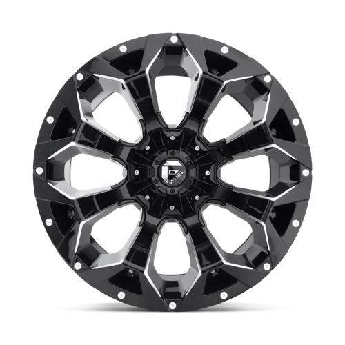 Carburant Off-Road D576 Assault 18x9 5x114.3 / 5x127 -12 78.1 Noir Brillant Fraisé